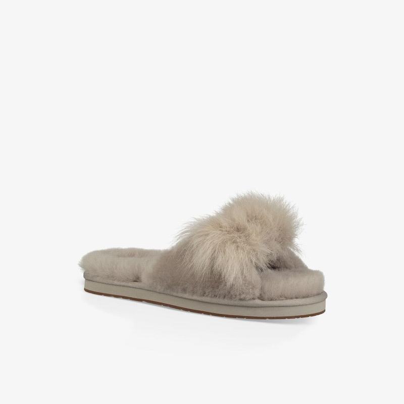 Chausson UGG Mirabelle Femme Grise Soldes 932LBRTQ